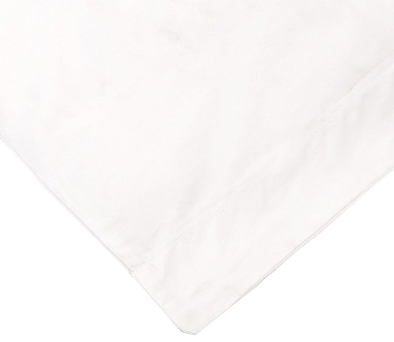 BedDecor Luxury Soft Brushed 400-Thread-Count Egyptian Cotton Embroidered Duvet Cover Set with Beautiful 2-Stripe Embroidery - - Full/Queen - White/Navy - Image 4